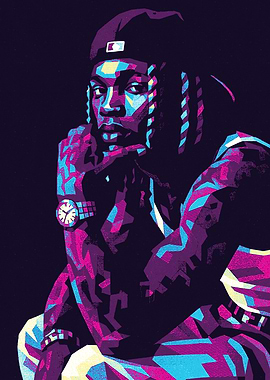 King Von Portrait Art