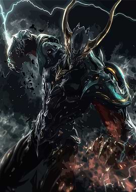 Warframe Excalibur Umbra Digital Art