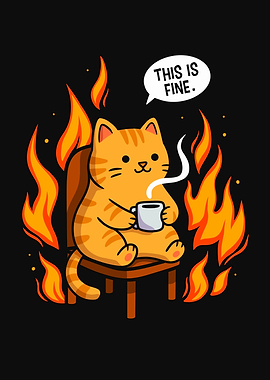 This is fine Cat