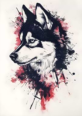 Husky Portrait