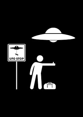 UFO Stop — Finally, My Ride Is Here!