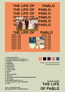 Kanye West The Life Of Pablo Album