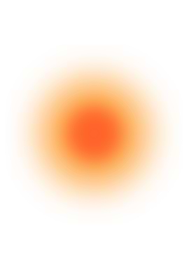 Orange Gradient Circle on White