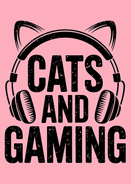 Cats and Gaming Graphic Design