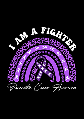 Pancreatic Cancer Awareness Fighter Rainbow