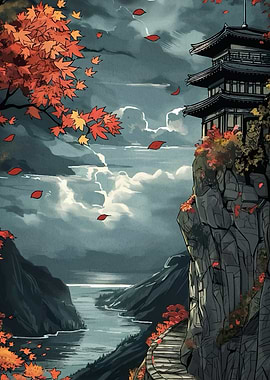 Autumn Japanese Landscape