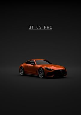 Mercedes AMG GT63 PRO 2025 Orange Front