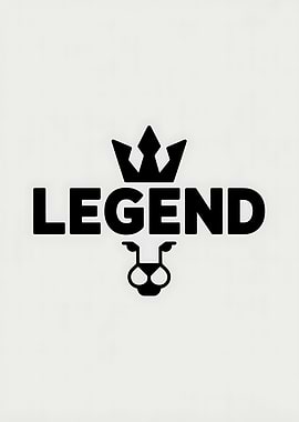 Legend Crown Lion Minimalist Design