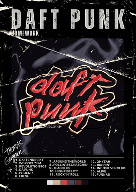 Daft Punk Homework Album Cover