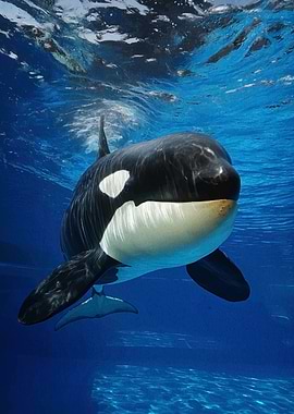 Underwater Orca Portrait