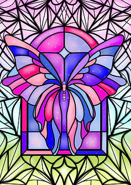 Stained Glass Butterfly