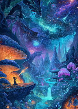 Fantasy Dragon Landscape