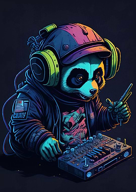 DJ Panda Mixer Headphones