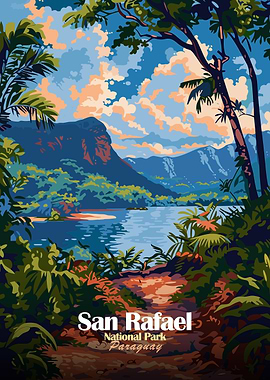 San Rafael National Park Paraguay Poster