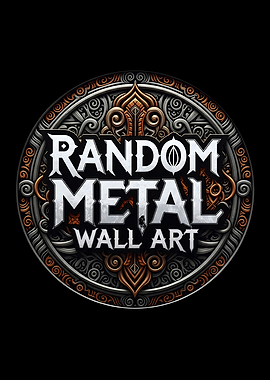Random Metal Wall Art Emblem