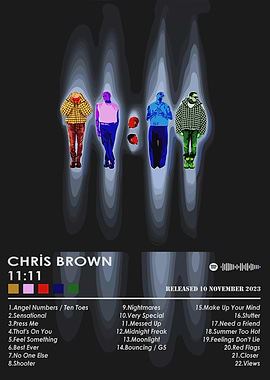 Chris Brown 11:11 Album Cover