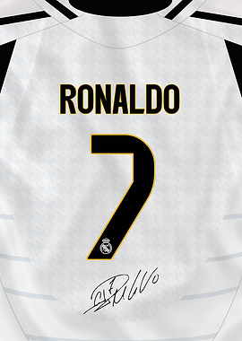 Cristiano Ronaldo Madrid Jersey Number 7