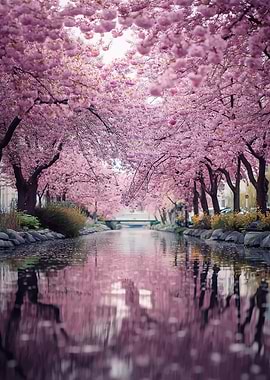 Cherry Blossom Canal