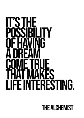 The Alchemist quote: Life Interesting