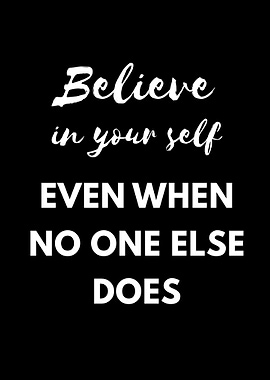 Believe in Yourself Motivational Quote