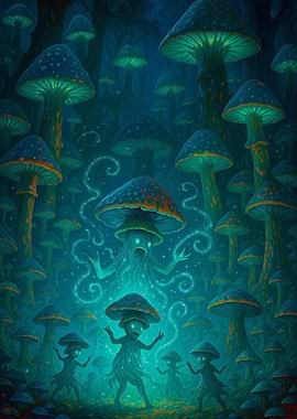 Enchanted Mushroom Forest