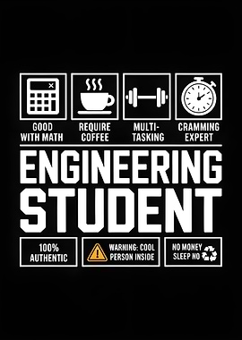 Engineering Student Funny Graphic