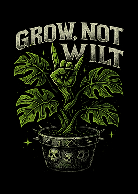 Grow, Not Wilt: Monstera Plant Art