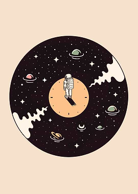 Astronaut Time in Space