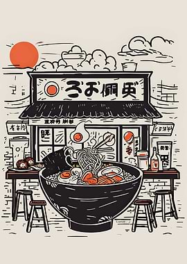 Ramen Shop japan