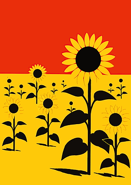 Stylized Sunflower