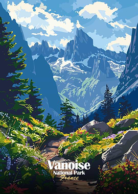 Vanoise National Park France Landscape