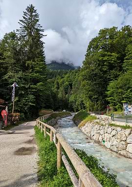Mountain River Landscape