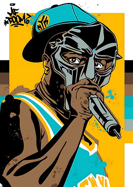 MF DOOM Illustration