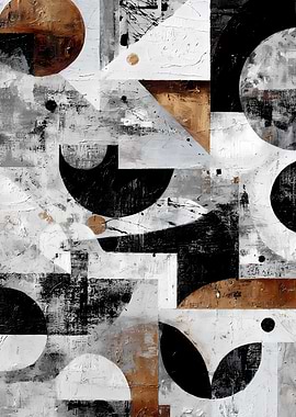 Abstract Geometric Painting with Circles