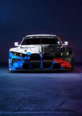 BMW M4 GT4 Race Car