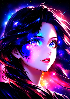 Stellar Radiance Galaxy Beauty Poster