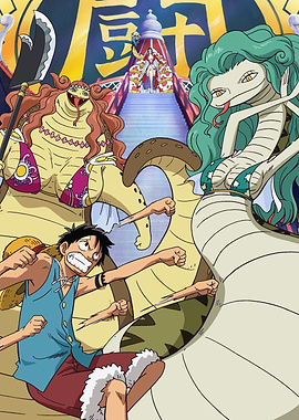 Summit War Luffy vs Sandersonia and Marigold