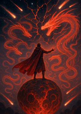 Dragon Summoning Fantasy Art