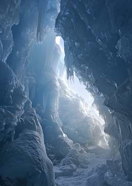 Ice Cave Interior