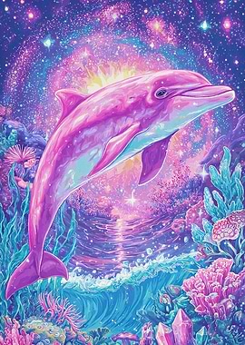 Cosmic Dolphin Galaxy