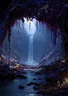 Enchanted Waterfall Cave
