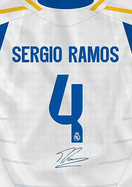 Sergio Ramos Madrid Jersey