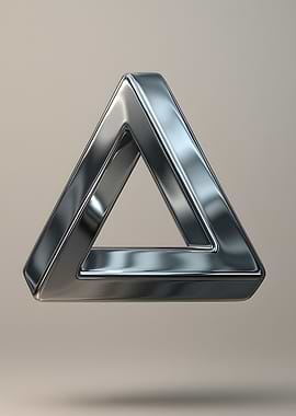 Chrome Paradox: Floating Penrose Illusion