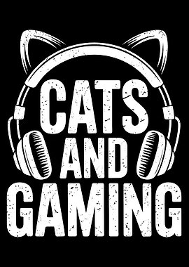 Cats and Gaming Graphic