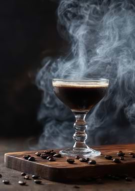 Espresso Martini with Smoke