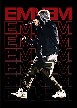 Eminem Polygon Art