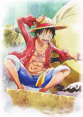 Iconic Watercolor Luffy Returns After 2 Years
