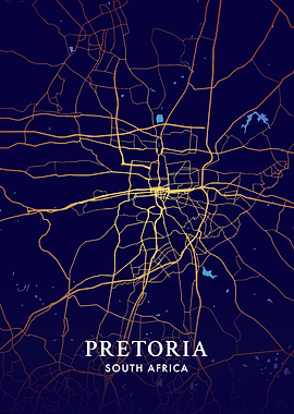 Pretoria City Map