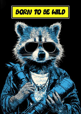 Born to be Wild Raccoon