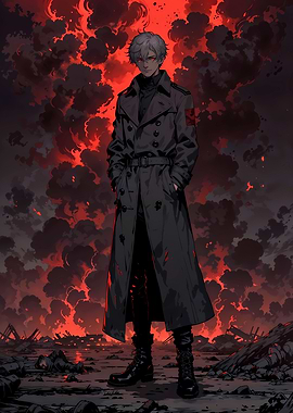 Crimson Apocalypse Warrior - Dark Anime Legend